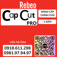 Tài Khoản Phần Mềm CapCut Pro Cấp Sẵn Dùng Riêng - REBEO Shop