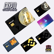 3M Crypto Bitcoin Binance Etherium Metamask ATM Debit Credit Beep Card Skin Vinyl Sticker Techbeast