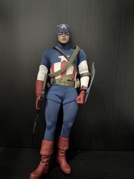 🌈Hot Toys  MMS205 Captain America 美國隊長 The First Avenger 復仇者先鋒 Star Spangled Man Version 戲服版 1/6 fig