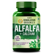 Kalsium Alfalfa Himalaya Organik Vlado |   Diperkayakan Dengan Vitamin D+k2, Mk7, B12, Zink & Magnes