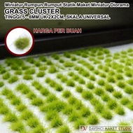 Miniatur Tanaman Rumpun Rumput Statik Semak Maket Diorama - Static Grass Cluster