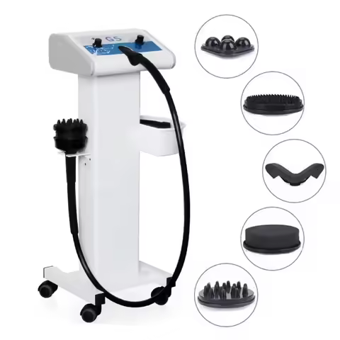 High Frequency G5 Vibrating Massage Machine with Trolley Stand Removal Cellulite Vibrator Slimming W