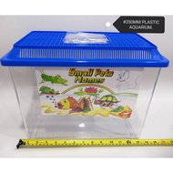 Small Pets Home Plastic Aquarium House 35cm Fish Tank [Random Color] Ikan Akuarium