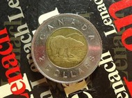 【麟雅堂】加拿大1996年２元雙色幣，北極熊，伊莉莎白二世《KM 270》