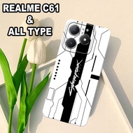 HP G44 - REALME C61 2024 pro camera Case - Realme C61 silicone - ROG motif - REALME C61 Softcase - p