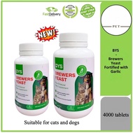 BYS Brewers Yeast Supplement For Pets (4000 tablets)