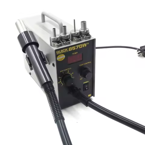 Brand new crack 857DW + digital display direct air hot air gun with lead-free soldering station crac