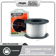 BLACK & DECKER Grass Trimmer Refill Nylon Line A6046-XJ  mesin rumput garis nilon ( A6046 )