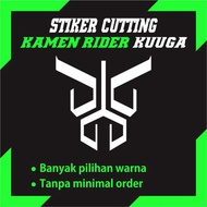 Stiker Logo Kamen Rider Kuuga Cutting Sticker Aksesoris Mobil Motor