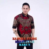Kemeja batik M L XL XXL 3XL 4XL 5XL 6XL Hem batik jumbo Hem batik kantor Hem batik kondangan Hem kom
