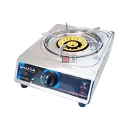 GAZMA เตาแก๊สตั้งโต๊ะกล่องเดี่ยว หัวเตา ขนาด 4.5นิ้ว บอดี้สแตนเลสทั้งตัว รุ่น GMC-STLL1120