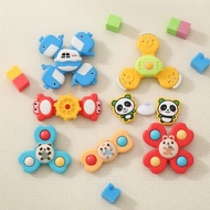 Cute Cartoon Suction Cup Spinner Toy - Sensory Fidget & Bath Gyro for Babies & Toddlers