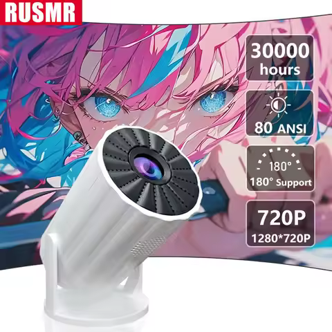 RY006 LED Outdoor Mini HD 1080P Mobile Projector USB Children Projector Ultra Clear Mini Portable Mi