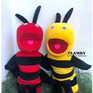 Boneka Tangan Muppet Karakter Semut | Boneka Edukasi | Boneka Hewan Semut Boneka Semut