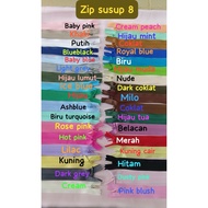 🔥🔥Ready stok Zip Sorok/susup/invisible zip 8 inch-22 inch, Zip berkualiti.