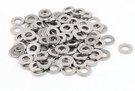 Uxcell a15071300ux0536 M6 x 12mm x 1.5mm Stainless Steel Flat Washer for Screw Bolt (Pack of 100)