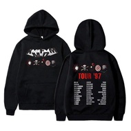 Rock Band Kmfdm Tour 97 Graphic Hoodie Vintage Gothic Punk Pullover Hoodies Unsiex Casual Fleece Cot
