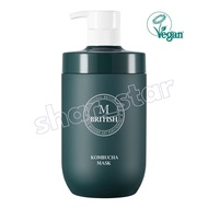 British M Kombucha Mask 750ml Vegan Scalp Hair Treatment 4 Protein Repair Dry Damaged Frizzy Hair