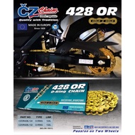 CZ Chain 428 O Ring Chain Gold Color 124L/132L
