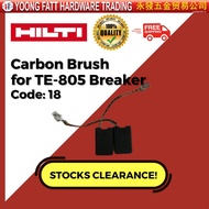 STOCK CLEARANCE HILTI Carbon Brush for TE-805 Breaker Code:18/Hilti original/Hilti carbon brush for 