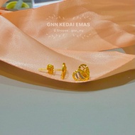 EMAS 375 SUBANG 375 GOLD EARRINGS S132