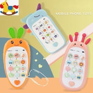 Baby Telephone Music Toy Infant Early Educational Animal Mobile Phone for Kids Toys Gift