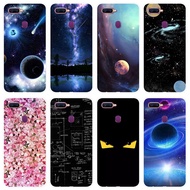 OPPO F9 Case Soft TPU Silicone OPPO F9 OPPOF9 Casing Phone Case Back Cover Starry sky