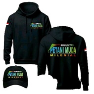 YOUNG MILLENNIAL FARMERS COMMUNITY HOODIE JACKET FREE HAT / SWEATER HOODIE YOUNG MILLENNIAL FARMERS 