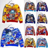 Boy Kids Cartoon Sweater / Jacket | Jaket Budak Lelaki