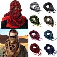 【YF】 2022 Fashion Desert Tassel Muslim Headscarf Arab Men Cotton Keffiyeh Head Neck Wrap Shemagh Hij