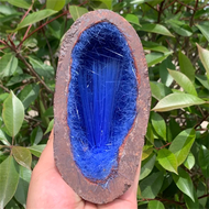 ค้นหาหายาก! 1PC ประดิษฐ์โมร็อกโกแร่ geodeที่สวยงาม geode ตกแต่งgeode ไข่ตกแต่งบ้าน