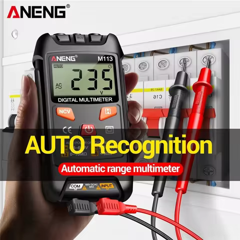 Digital Multimeter Professional Automatic ANENG M113 Multimetro AC DC Voltage Meter 600V Auto Range 