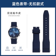 Suitable for IWC IWC Watch Strap Pilot Mark Eighteen Spitfire Portuguese Nylon Canvas Watch Strap Bu