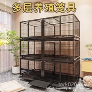 Cat Cage Cat Villa Three-Layer Pigeon Cage Breeding Cage Breeding Cage Cat Chicken Cage Breeding Cag