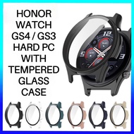 Honor Watch GS4/ GS3 Hard PC With Tempered Glass Full Coverage Glass Case Honor Watch GS 4/ GS 3 Cov