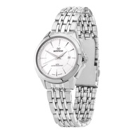 Mirage Jam Tangan Original Wanita Analog Formal Kasual Bergaransi 8833 L Silver Tahan Air Anti Karat