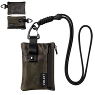 VULKIT- Minimalist RFID Blocking Wallet with ID Window Water Resistant Design Lanyard & Keychain- VW