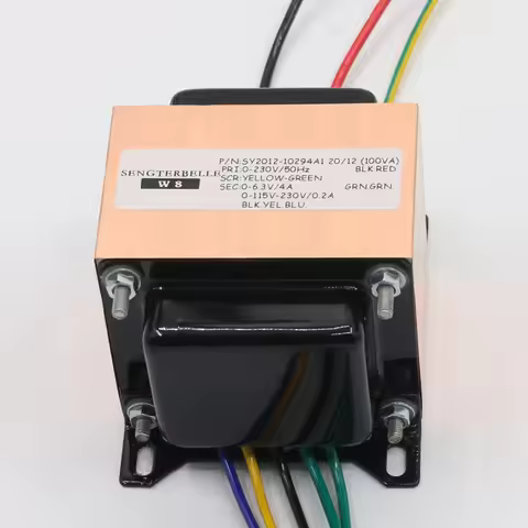 100W EI Power Transformer Input: 230V Output: 0V-115V-230V/200MA+6.3V/4000MA Audio Transformer For C