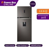 New2022 LG ตู้เย็น 2 ประตู (13.9 คิว สี Black Steel) รุ่น GN-F392PXAK.ABLPLMT