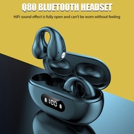 ♥100%Original Product+FREE Shipping♥ Q80 TWS Wireless Bluetooth Headset LED Display Ear Hook Earbuds with Mic Wireless Headphones Stereo Ambie Bluetooth Earphones