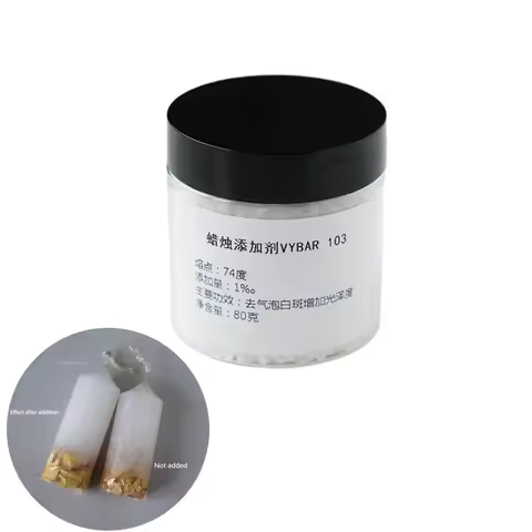 Vybar260/vybar103 Candle Additive Suitable for Soy Wax Paraffin Hand DIY Candles Remove Bubbles Whit