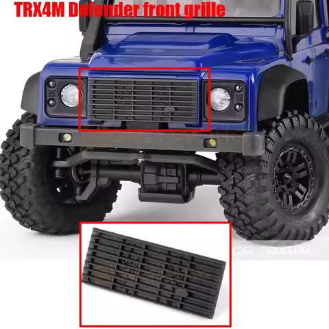 TRX4M Defender Front Grille Modified Winch Remover for 1/18 RC Crawler Car Traxxas TRX4 Defender Bro