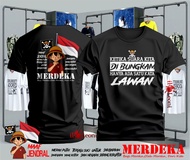 (Size s- 5XL)KAOS ONE PEACE BENDERA INDONESIA KAOS MAAF JENDRAL MERAH PUTIH TERLALU SUCI UNTUK DIKIB