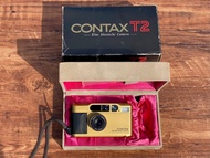 收藏級超新罕有金色盒裝Contax T2 菲林相機 日本貨源