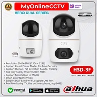 Dahua Dual-Lenshero (3MP+3MP) H3D-3F Smart Home Wifi Pan Tilt IP Camera CCTV Indoor