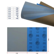 Ada Stok 10pcs 230x280mm Kertas Pasir Kalis Air Basah & Kering 1500 2000 2500 3000 4000 5000 7000 Ke