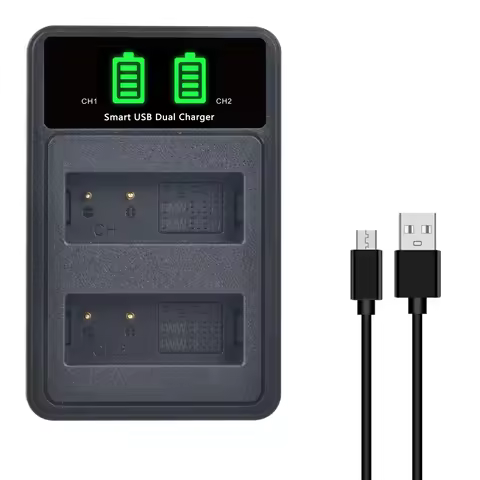 DMW-BLG10 Battery Charger for Panasonic Lumix DC-G100 DC-ZS80 DC-GX9 DC-LX100 II DC-ZS200 DC-ZS70 DM