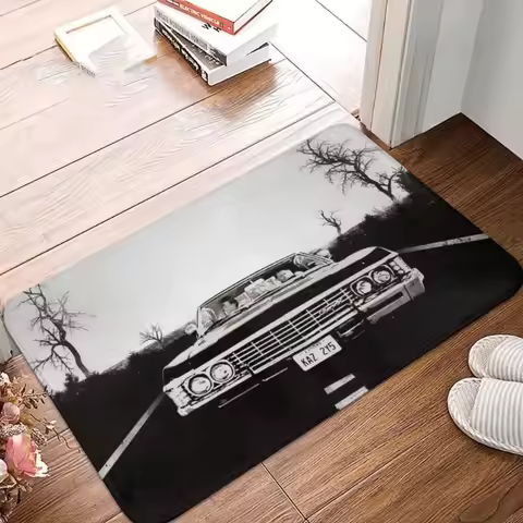 Supernatural Floor Door Bathroom Kitchen Mat Anti-Slip Outdoor TV Wincherter Bros Doormat Garden Ent