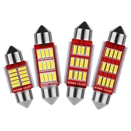 2pcs C5W C10W 12V 4014 Led Car Light Bulb for License Plate Trunk Reading Light