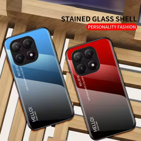Gradient Tempered Glass Protect Case for Xiaomi 15T Pro Mi 15t 15 Ultra 14T Pro xiaomi 13T Pro 13 Pr
